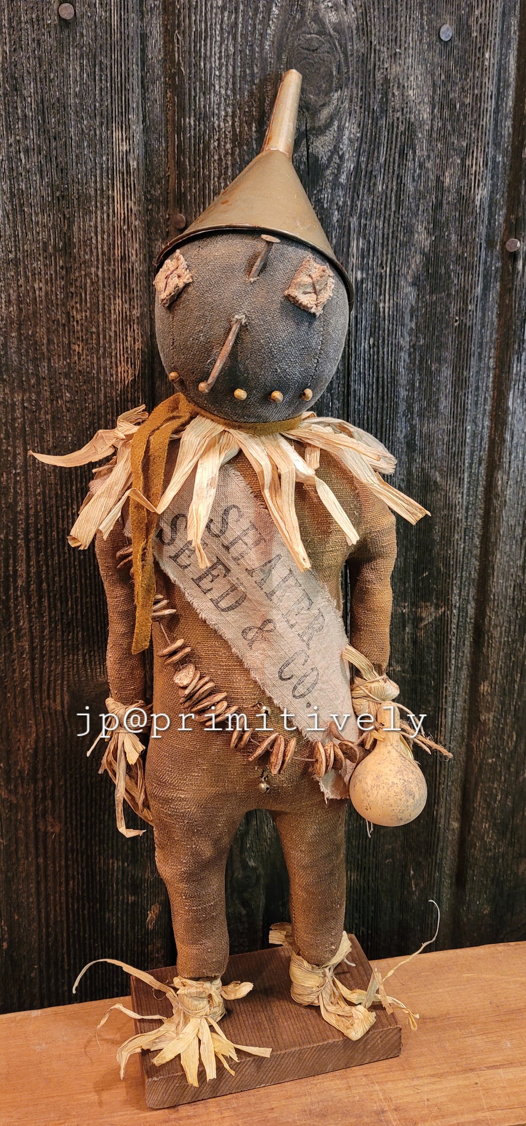 Feed sack scarecrow #2