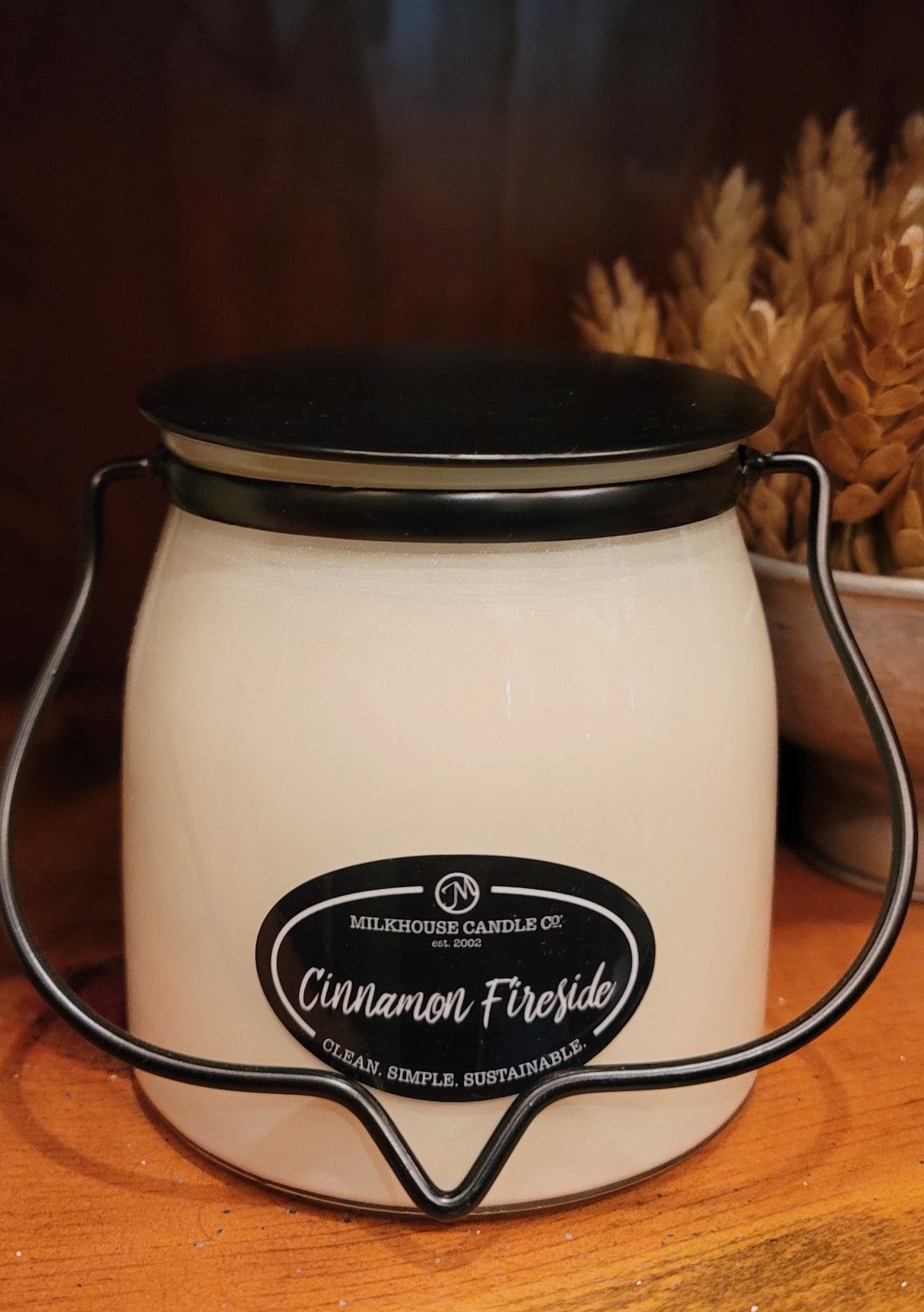 Z. Cinnamon fireside soy candle